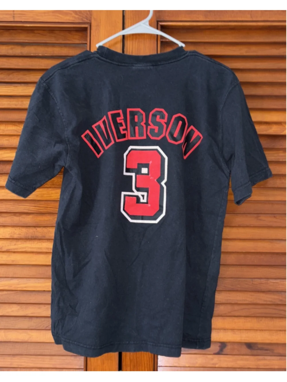 Philadelphia 76ers Allen Iverson #3 NBA Elevation Player T-Shirt VTG Boys 16/18